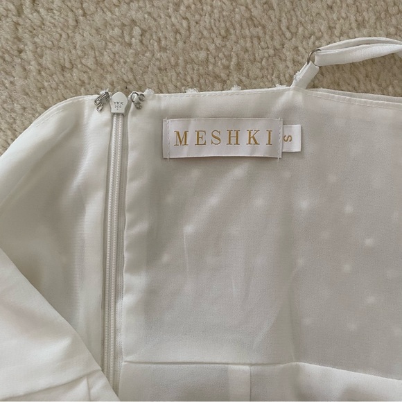 Meshki white polka dot mini dress - Picture 4 of 6